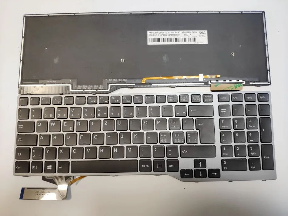 Швейцарская итальянская Клавиатура ноутбука с подсветкой для Fujistu E754 Lifebook E753 | Отзывы и видеообзор