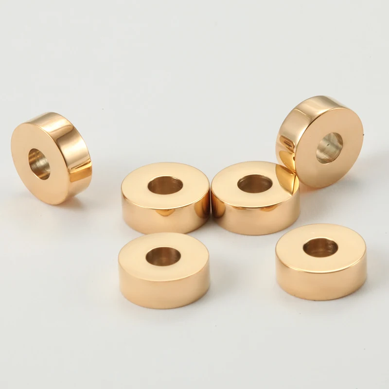 6 шт. бусины из нержавеющей стали для изготовления ювелирных изделий | Украшения и