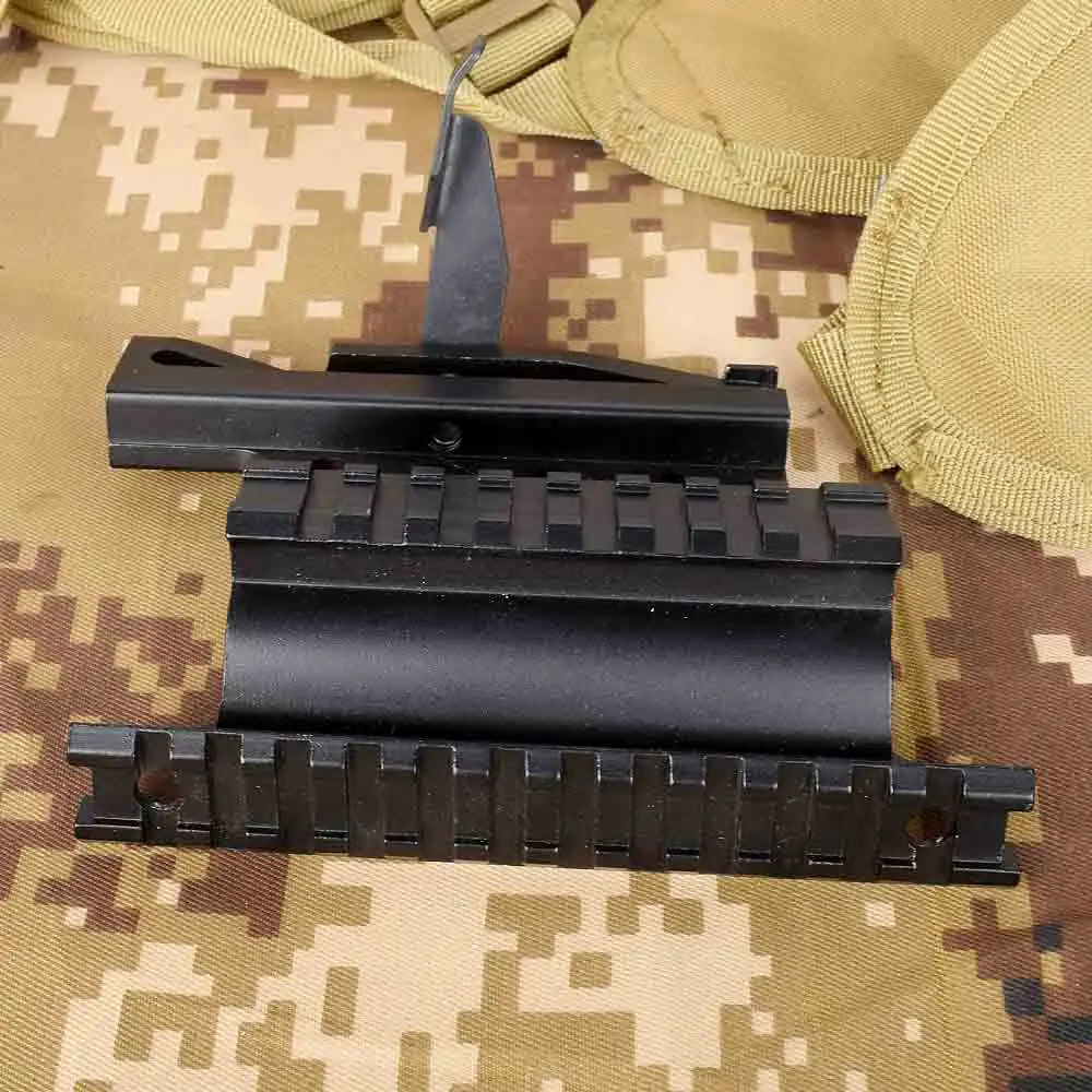 Тактический АК серия рельс Боковое крепление Быстрый QD стиль AK47 AK74 Сайга отсоединения 20 мм Вивер рельс для охоты страйкбол прицел
