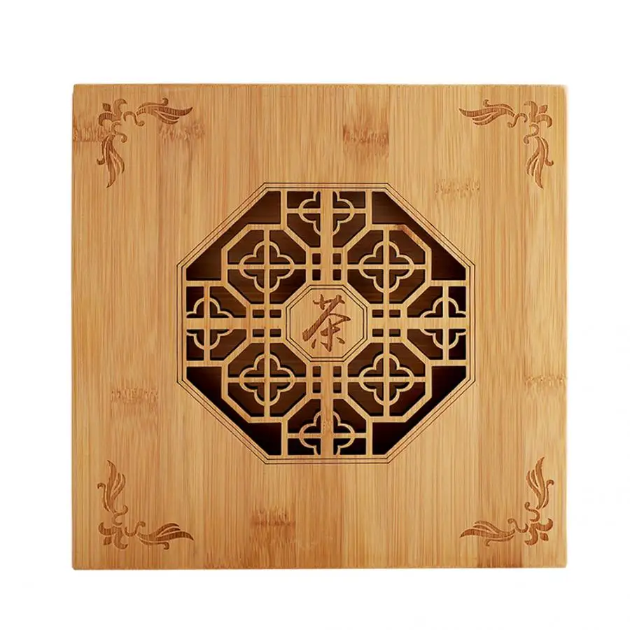 Тип Ящика резной Светонепроницаемый пыленепроницаемый натуральный бамбуковая