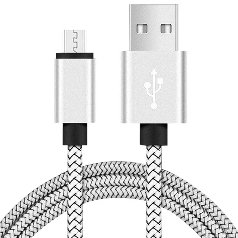 USB кабель для быстрой зарядки нейлоновое плетеное зарядное устройство Шнур для iphone 6 6S 7 8 Plus XR X XS MAX для Xiaomi huawei samsung Smart phone - Цвет: Lvory Length 3m