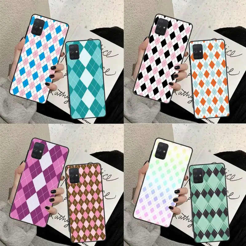 

Checkered checkerboard Geometric pattern Phone Case For Huawei honor Mate P 10 20 30 40 i 9 8 pro x Lite smart 2019 nova 5t