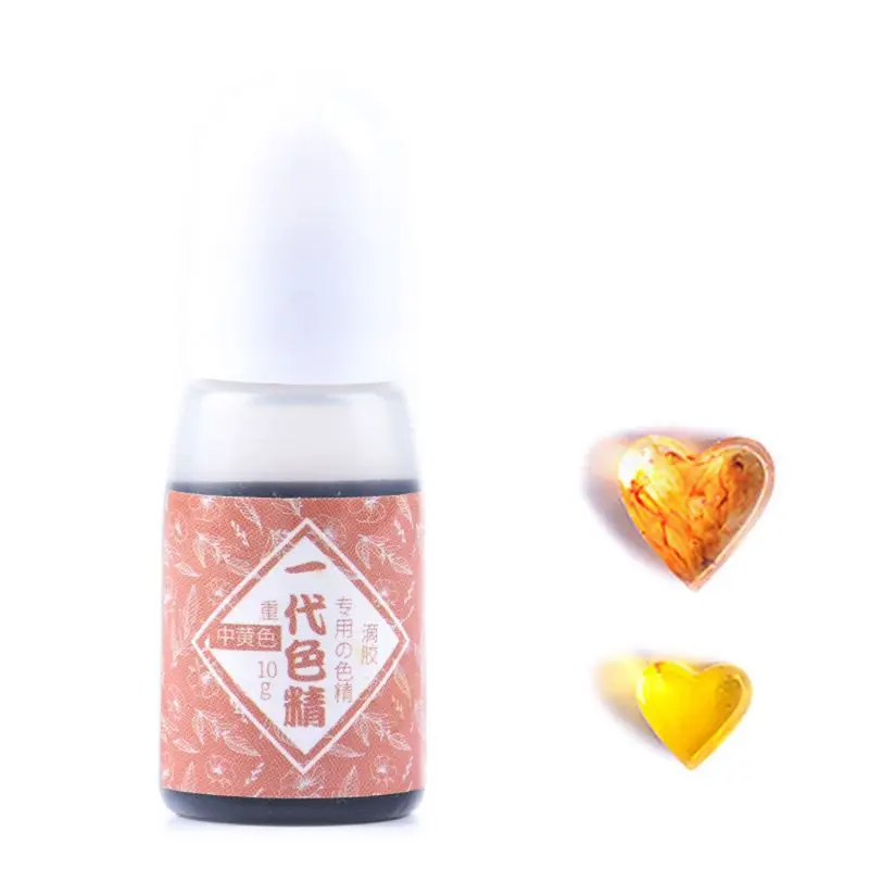 

UV Resin Pigment DIY Epoxy Resin Crafts 20 Colors High Concentration Colorant Jewelry Making Ink Painting Effect Findings Tools