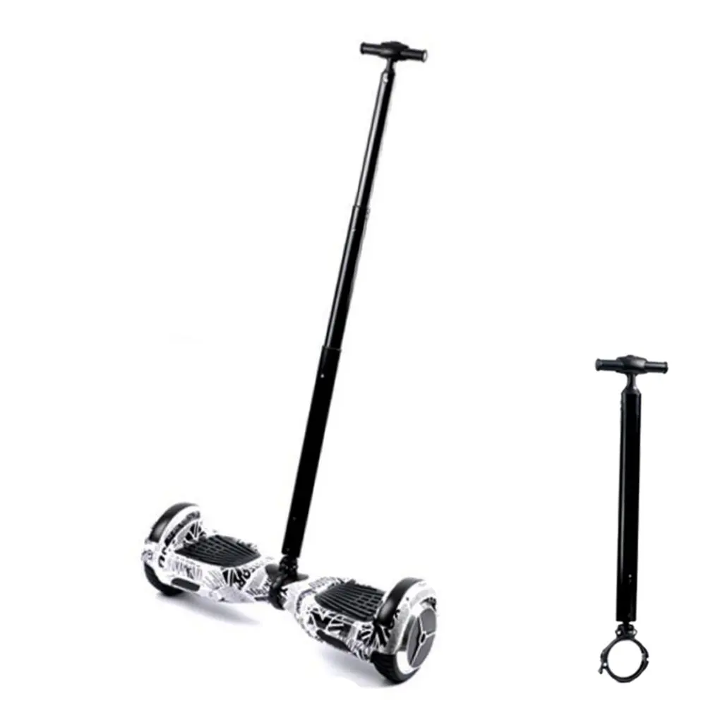 

Three-section Telescopic Long Rod Balance Car Aluminum Alloy Trolley Rod Metal Round Head Balance Car Rod
