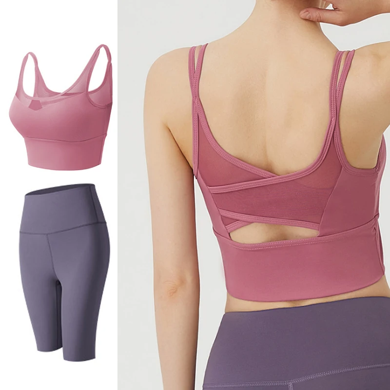 

Yoga Set Fitness Women Sport Suit Jumpsuit 2021 Sexy Sleeveless Tracksuit Backless Gym Running Sportswear Leggings Workout Sport