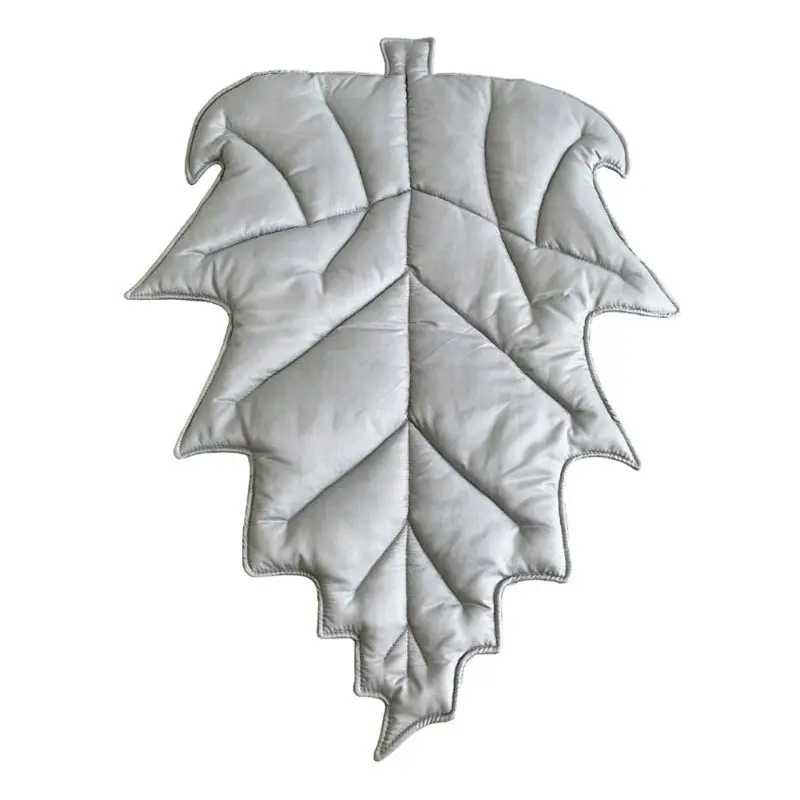 

Baby Kids Play Mat Leaf Shape Carpet Newborn Crawling Blanket Cotton Floor Rug Room Decor