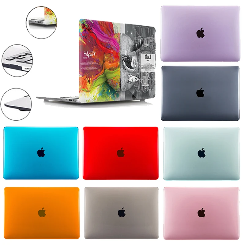 Чехол с принтом для Macbook Pro 13 15 CD rom чехол ноутбука жесткий ПВХ мультяшным рисунком