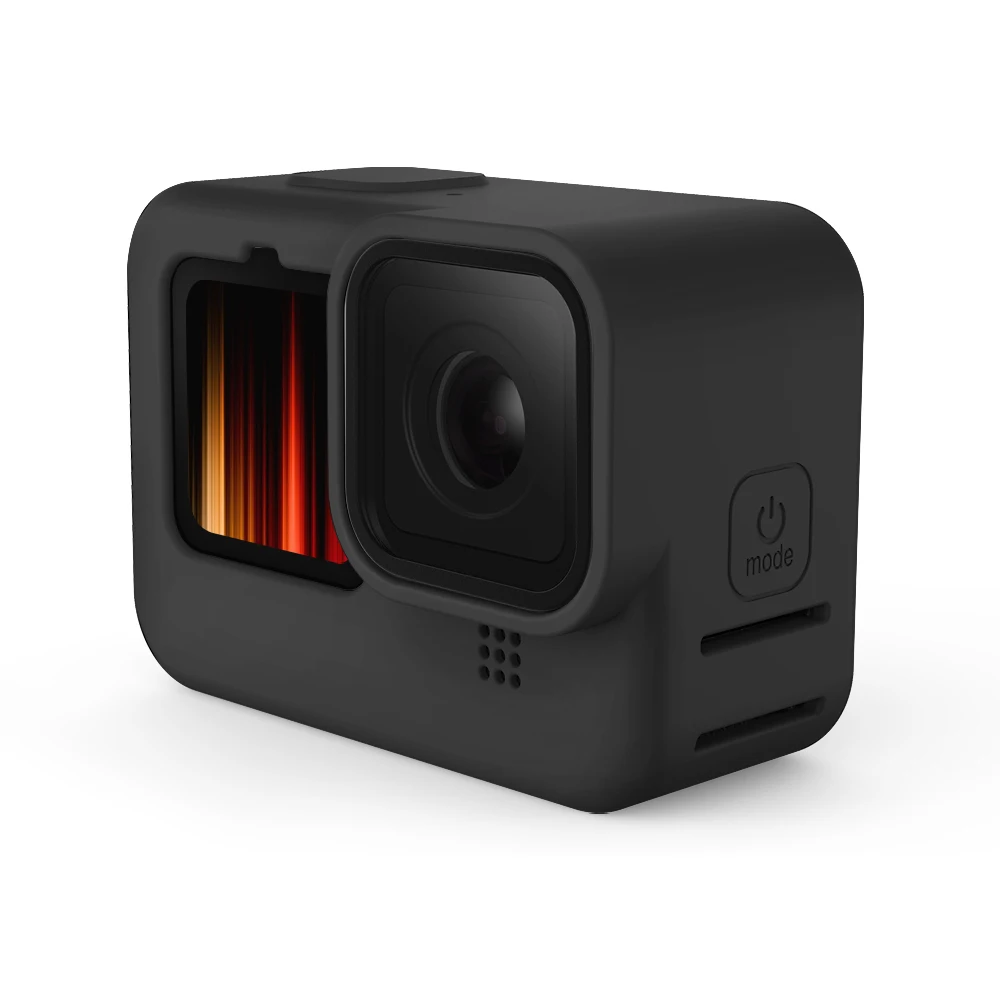 Высококачественный силиконовый защитный чехол TELESIN для Gopro Hero 9 + объектива