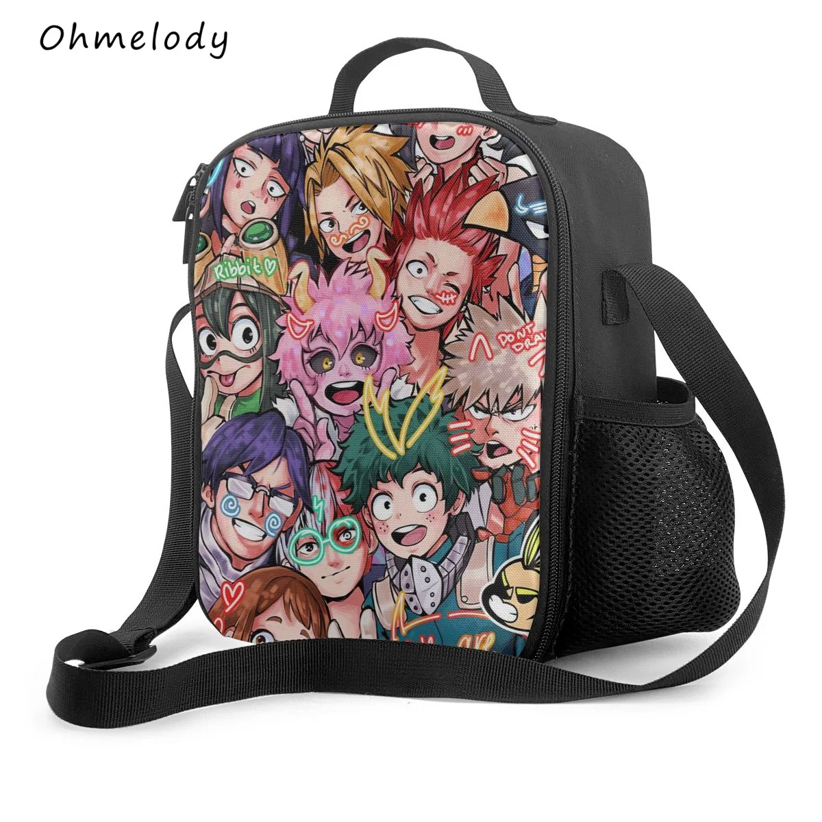 

Toyko Revenger Anime Insualted Lunch Bags Crossbody Bags Cartoon Cooler Lunch Box for School Work Picnic Camping Drop Shipping
