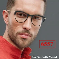 brand design lightweight titanium tr90 glasses frame men round optical prescription eyeglasses women myopia spectacles oculos