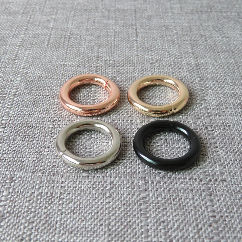 50 Pcs 15mm Heavy Duty Metal O Ring Belt Buckle Clasp For Bag Dog Pet Harness Backpack Straps Loop Smooth Pendants Accessories | Дом и сад