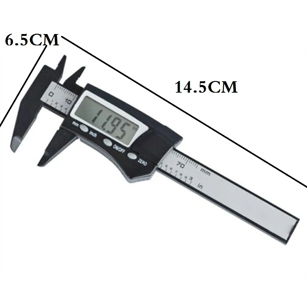 

Digital Vernier caliper Metric/inch Measuring Tools Equipment Portable 75mm
