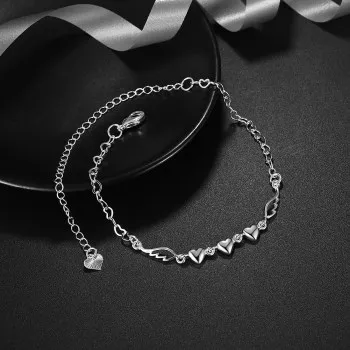 

Anklet Women's Fashion Anklet Heart-shaped Wing Anklet LKNSPCA092