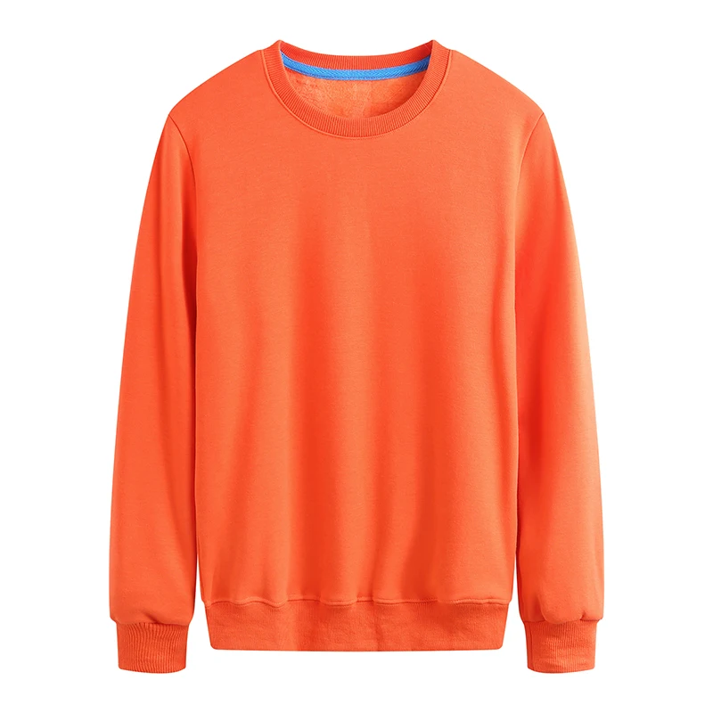 Orange YOTEE трендовый худи свитшоты осень зима круглый вырез на заказ длинный рукав женская и мужская Спортивная рубашка - Цвет: Orange