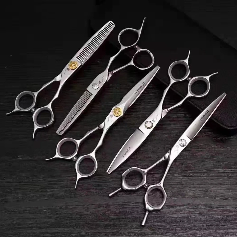 

[Boss favorite] 6.0 Professional Hair Scissors High Quality Barber Scissors Hairdressing Tool Hair Cutting Shears Salon Haircut