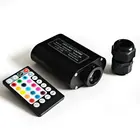 12 Вт аудио беспроводной волоконно-оптический звезсветильник свет двигатель RGBW РФ дистанционное управление 12 в музыкальный звуковой датчик светодиодный осветитель fпотолок на крышу