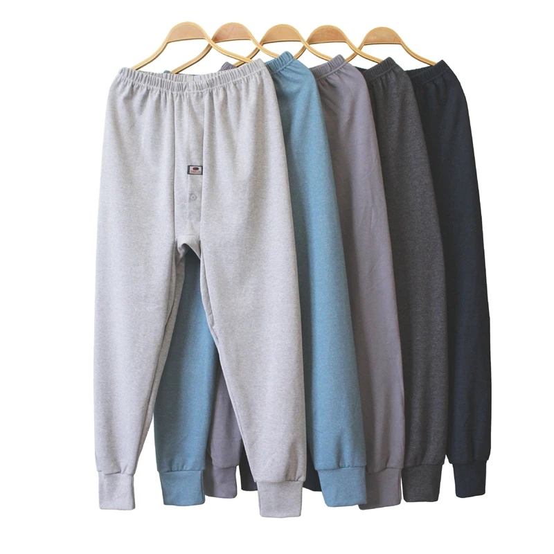 

Зимнее мужское термобелье, теплые толстые кальсоны, хлопковые леггинсы, эластичные колготки, мужские мягкие удобные пижамы