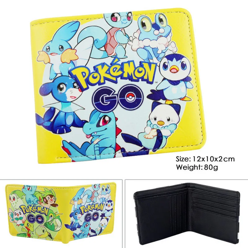 2 Eevee красочный PU кошелек W-Аниме Карманный Монстр Пикачу кошелек - Цвет: 2