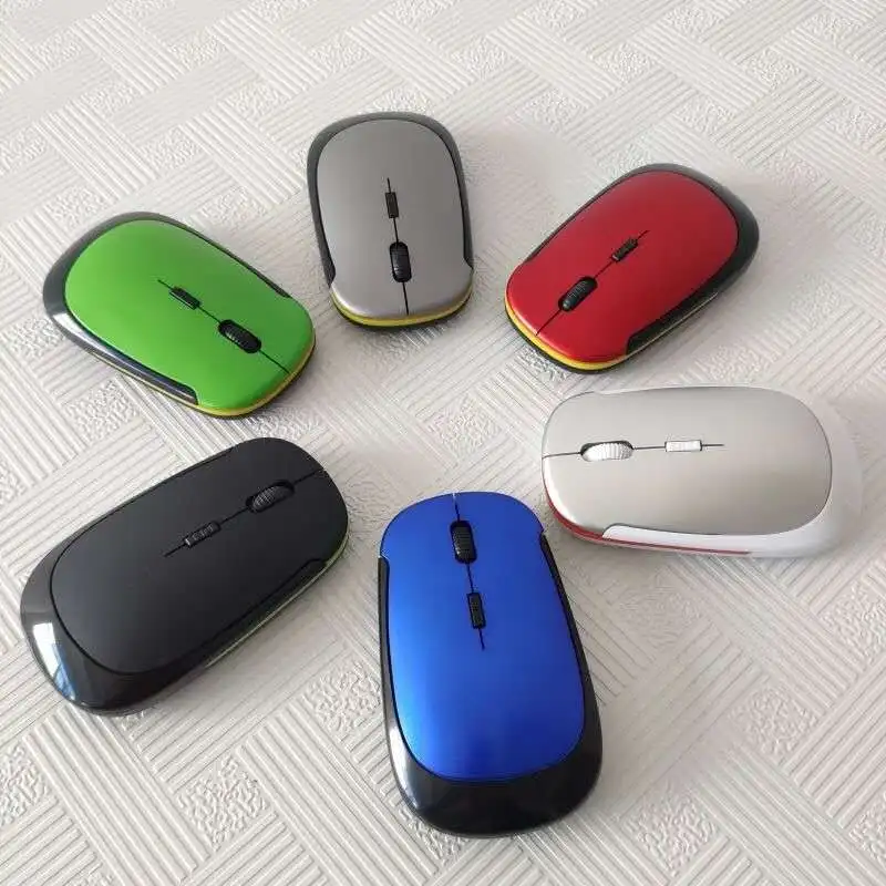 2 4G Беспроводная мини мышь ультра-тонкая bluetooth бионическая беззвучная USB подходит