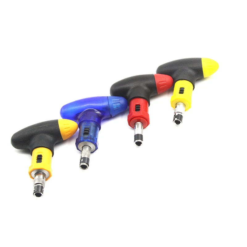 

Multi function ratchet handle screw driver combination tool Umbrella handle screwdriver household maintenance tool set