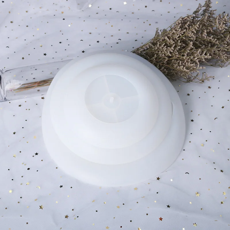 Трехслойная круглая форма для фруктов силиконовая подставка торта поднос из