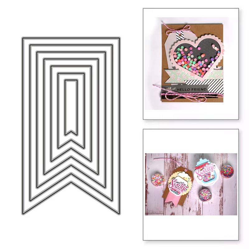 

Label Frame Metal Cutting Dies for Scrapbooking New 2021 Mold Cut Stencil Handmade Tools DIY Card Make Mould Model Craft
