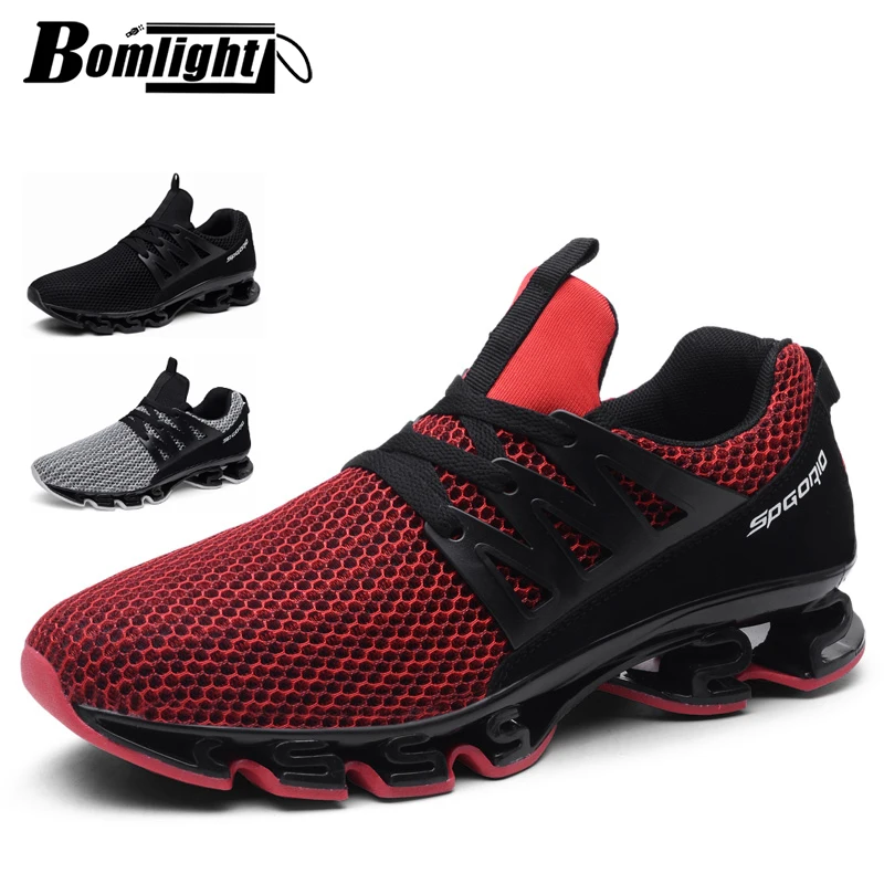 Мужские кроссовки с клинком Bom дышащая повседневная обувь светильник 36-48 удобные