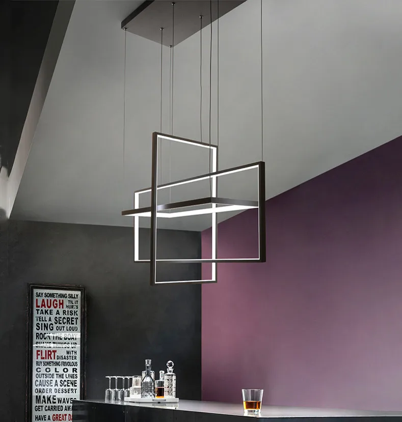 Креативное искусство Геометрическая люстра современный минималистичный