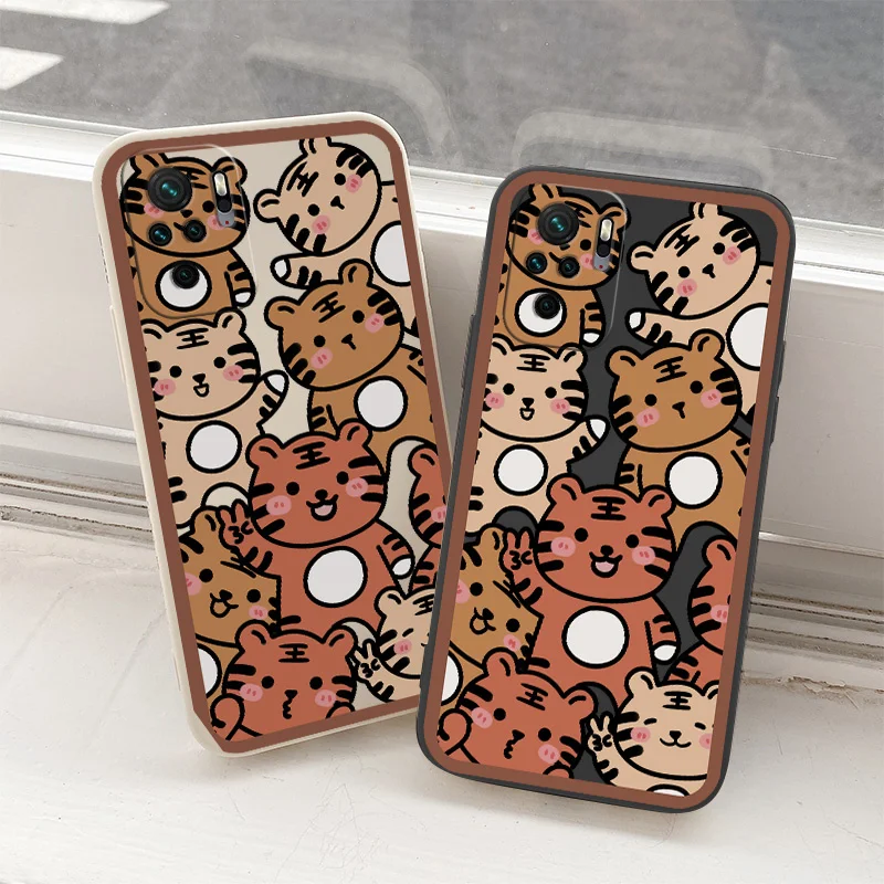 

Tiger Family Lens Protection Case For Xiaomi Redmi Note 10 10S 9T 9 8 7 Pro Max Redmi 9 9A 9T K40 K30 K20 Pro Soft Phone Cover