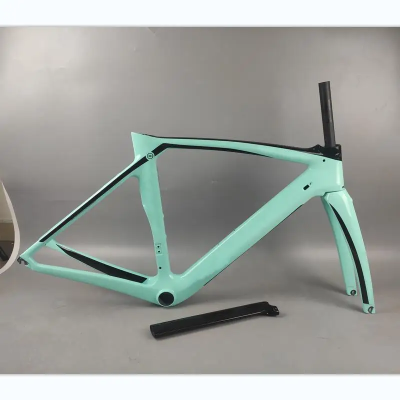 

2021 новая карбоновая дорожная рама 700C Aero дисковый тормоз или обод тормоза, нижний кронштейн BB386 46*86 мм Дорожный велосипед набор Рам 50 53 55 57 см