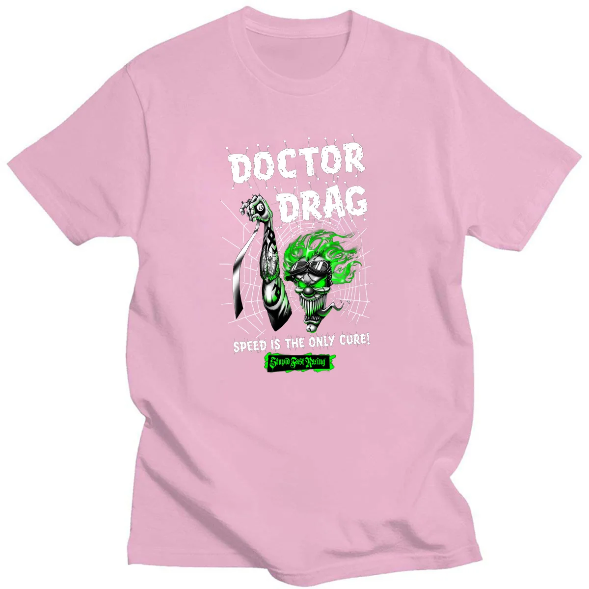 

Summer Fashion Movie Style 'Doctor Drag' Art Printed T-Shirts Casual Short Sleeve O-neck Cotton Tees for Men
