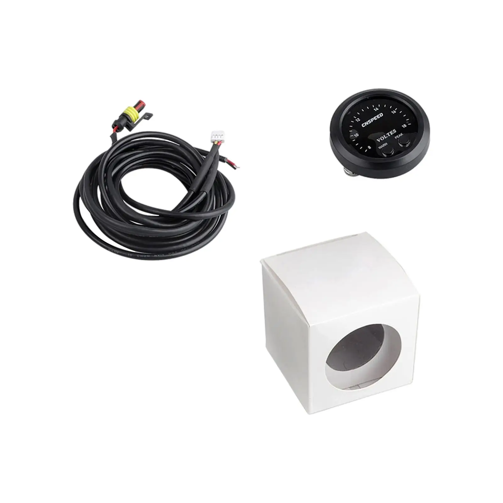 

Автомобильный вольтметр 8-18 в, Круглая Панель с светодиодный светильник дисплеем, измеритель напряжения, измеритель напряжения, Вольтметр д...