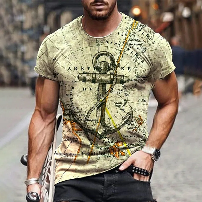 

2021 Men's Fashion Pattern New 3D T-Shirt Street Trend Funny T-Shirt Party Casual Round Neck Short Sleeve Hot Sale 130-6xl