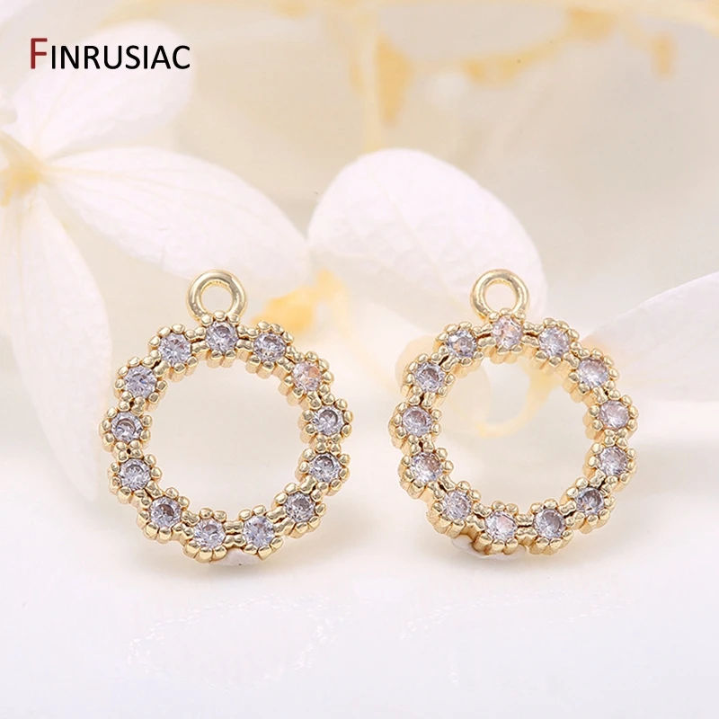 Материалы для изготовления украшений 14k позолоченные медные металлические