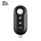 Dandkey для Citroen для Peugeot чехол для ключей 3 кнопки откидная оболочка ключа дистанционного управления для FIAT 500 Panda Punto Bravo Автомобильная сигнализация без ключа SIP22