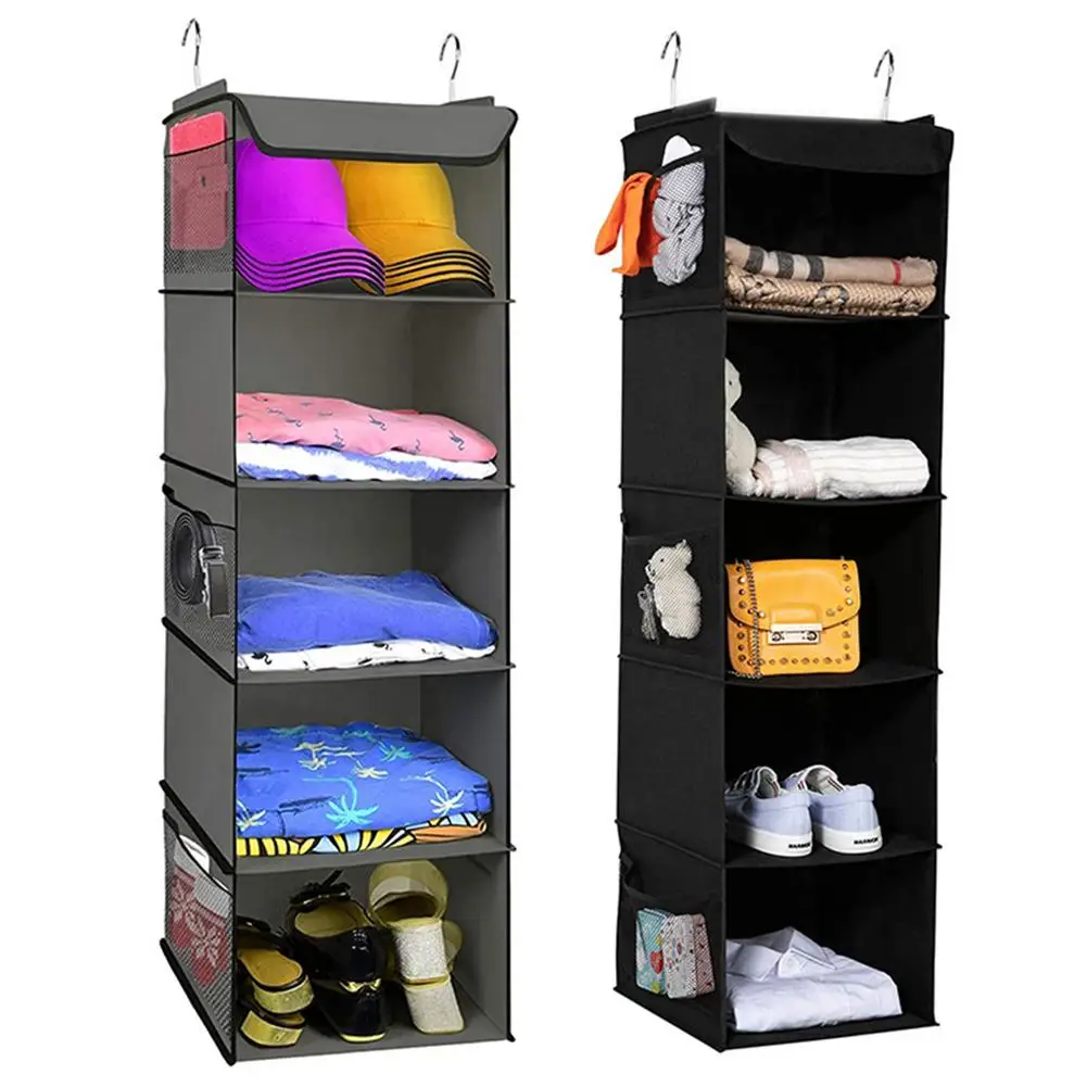 

Органайзер для шкафов, 5 полок, 6 боковых карманов