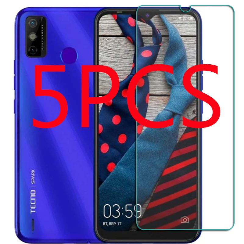 

Защитное закаленное стекло для tecno spark 6 go 2020 6,52 дюйма, 5 шт.