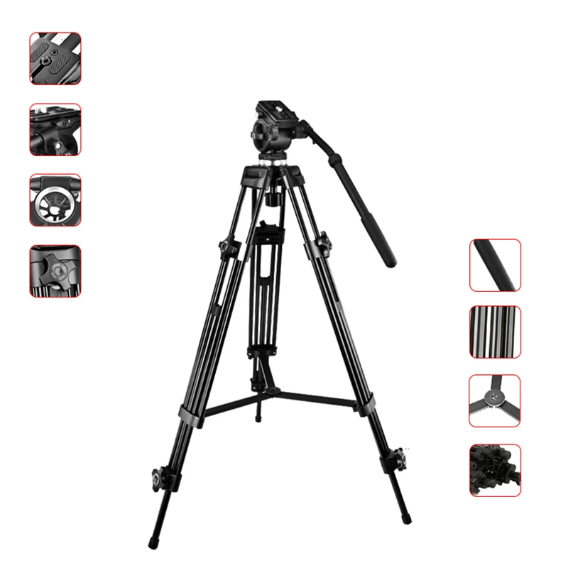 Штатив Weifeng для фотоаппарата профессиональный портативный алюминиевый штатив