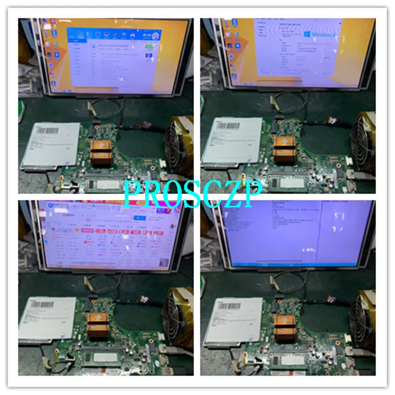 Для 15-D 250 255 G2 747138-001 747138-501 747138-601 материнская плата портативного компьютера с SR1LV N3510 Процессор 2,0 ГГц HM77 DDR3 полностью протестирована
