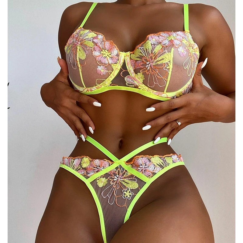 

Сексуальные стринги Mandylandy, 3 шт., сексуальное нижнее белье, прозрачный бюстгальтер с вырезами, экзотические костюмы, сексуальное нижнее бель...