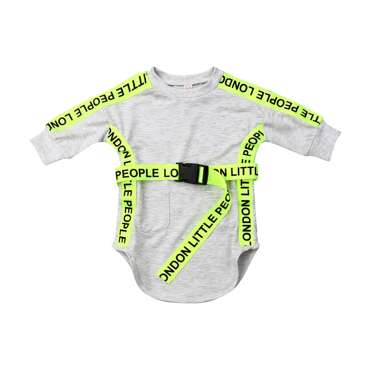 Fashion Autumn Kids Baby Girls Pullover Clothes Long Sleeve Letter Printed Sport Dresses Warm Sweatshirts With Belt 6M-5Y | Детская