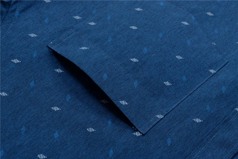 Мужская деловая рубашка с длинными рукавами модная повседневная свободного