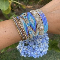bluestar 2021 women bracelet turkish evil eye bracelet miyuki bead pulseras mujer moda handmade crystal jewelry armband