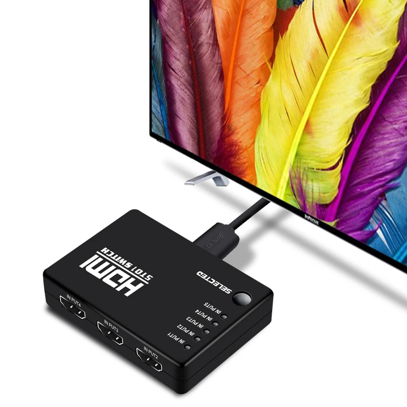 HDMI концентратор с 5 портами 1080P переключатель|Кабели HDMI| |