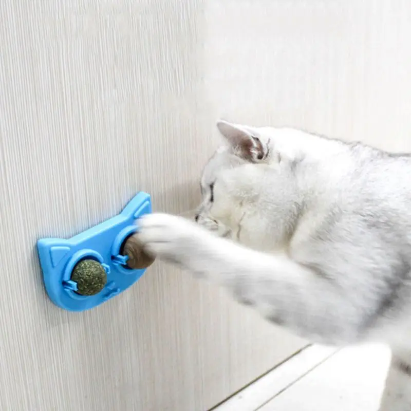 

Pet Toys Catnip Healthy Edible Ball Safety Chasing Molar Cleaning Teeth Toy