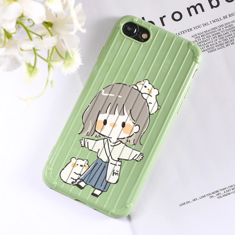 Cute Mini Princess Girls Phone Case For iPhone 11 Pro Max XR XS 7 SE 2020 Soft Colorful 8 Plus X | Мобильные телефоны и