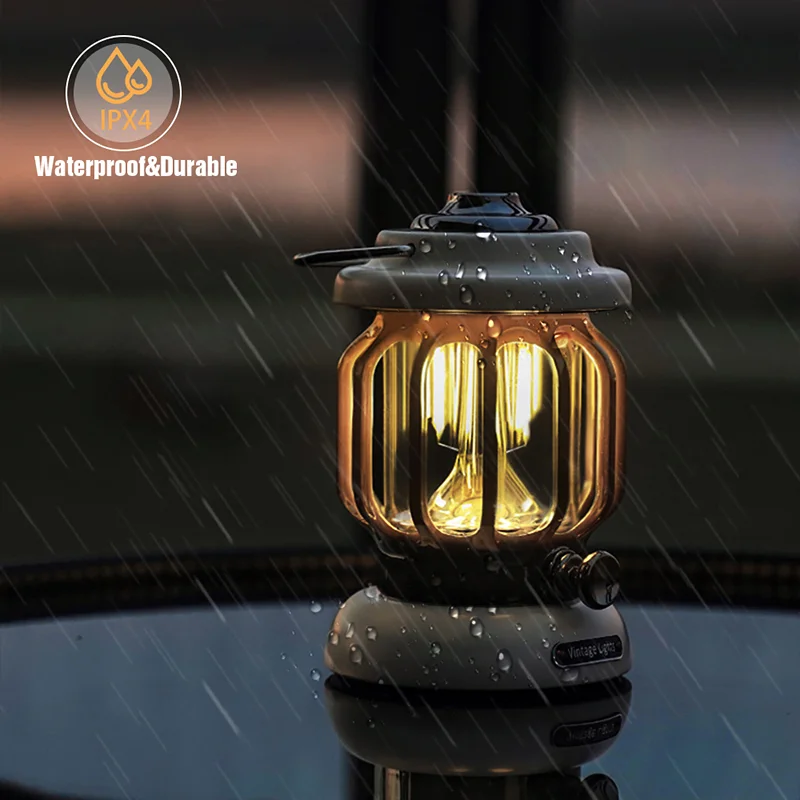 Новинка 2022 уличный подвесной светильник в стиле ретро для кемпинга