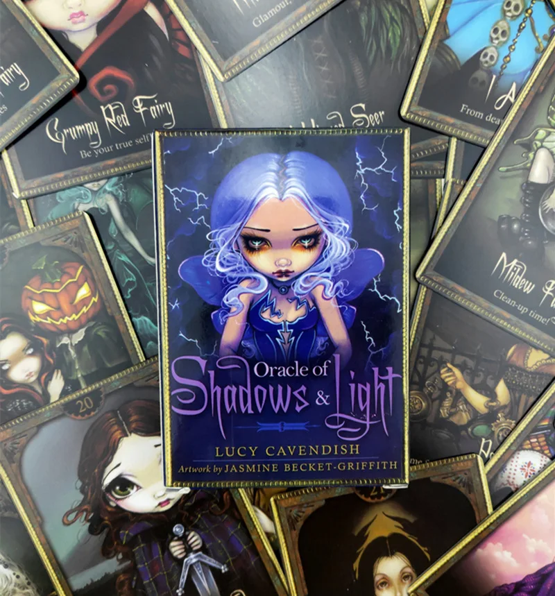 

English oracle card divination card oracle card shadows and light oracle