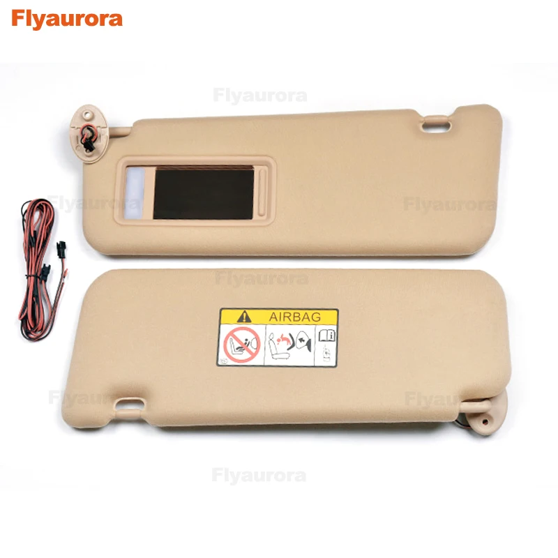 Автомобильный солнцезащитный козырек зеркало для макияжа Toyota Land Cruiser LC200 2008 18