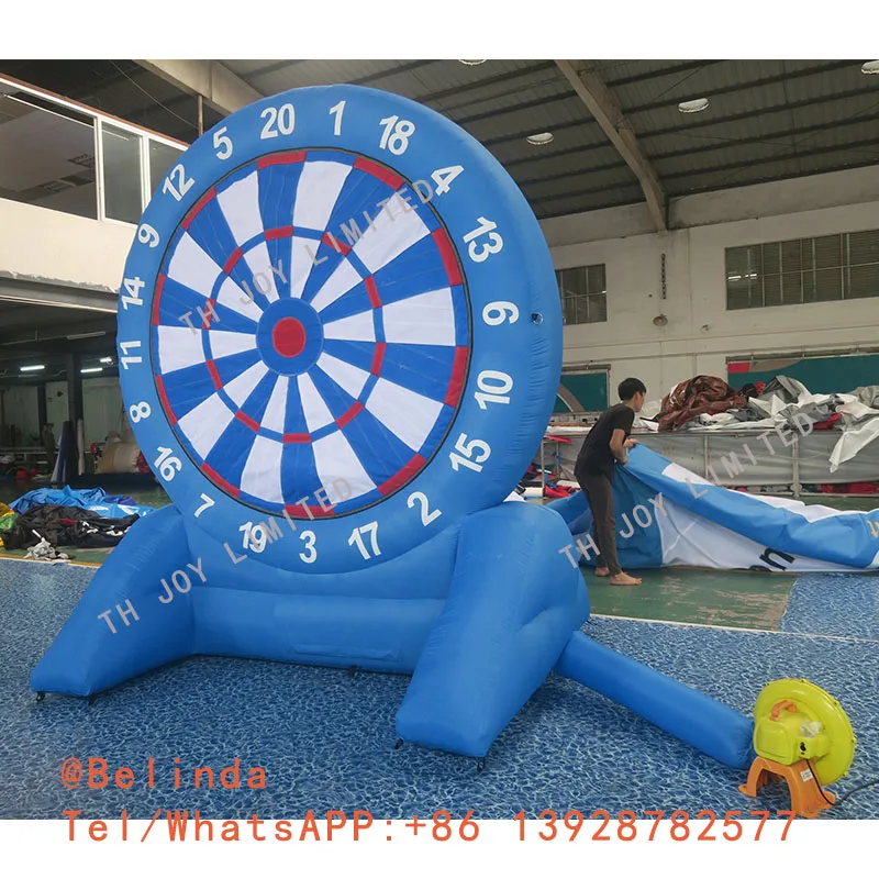 Бесплатная доставка по воздуху! 3 м двухсторонняя надувная Дротика настольная